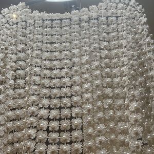 👀Beautiful Brand New Beulah Pearl embellished blouse🔥🔥Size S Ready to Ship🚀